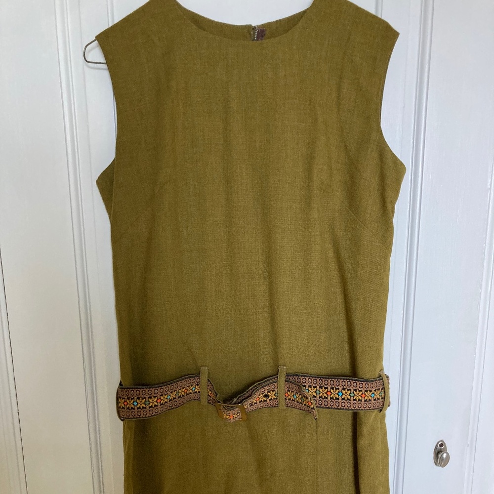 Vintage jumper skirt/hidden shorts mini